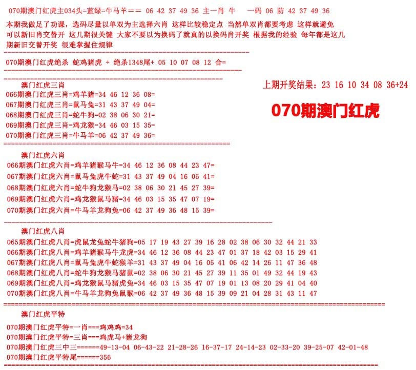 070期红虎图[图]