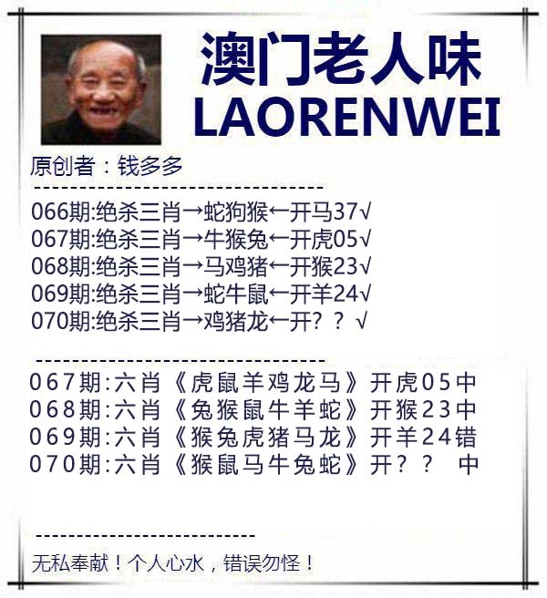 070期澳门老人味[图]