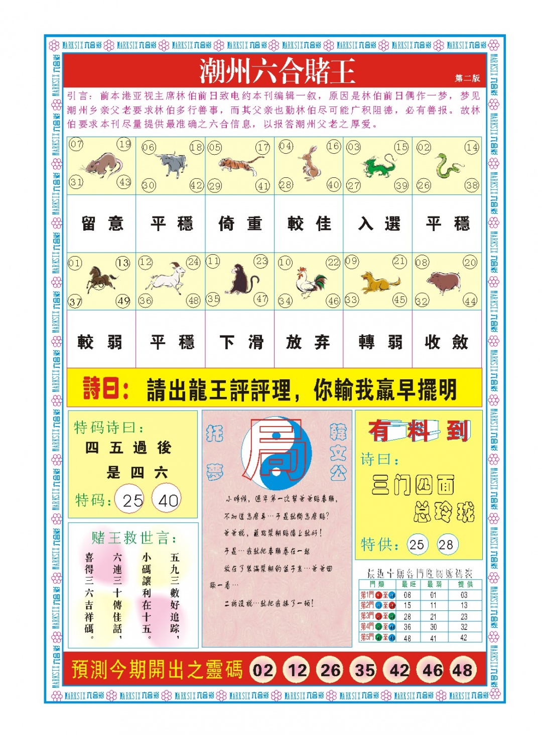 070期潮州六合赌王B[图]