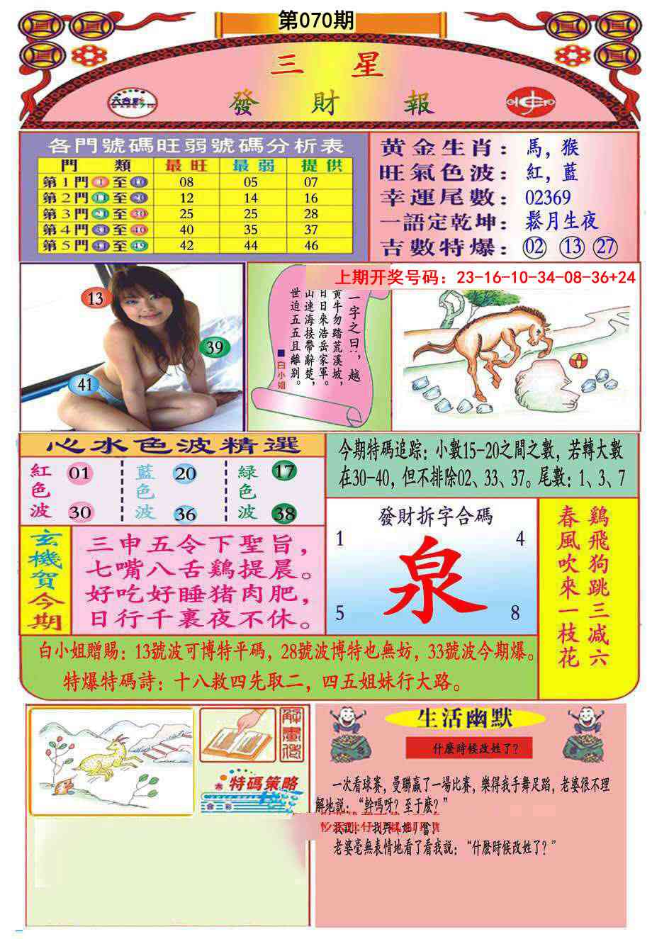 070期三星发财报(推荐)[图]