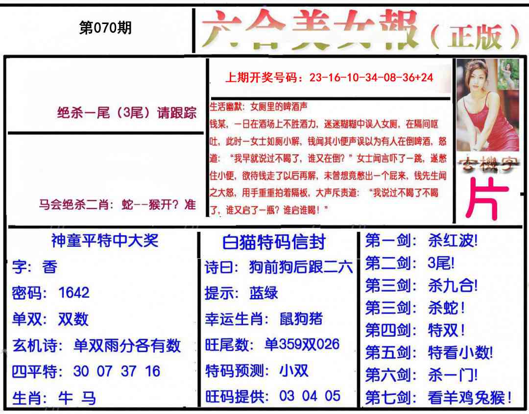 070期美女报[图]