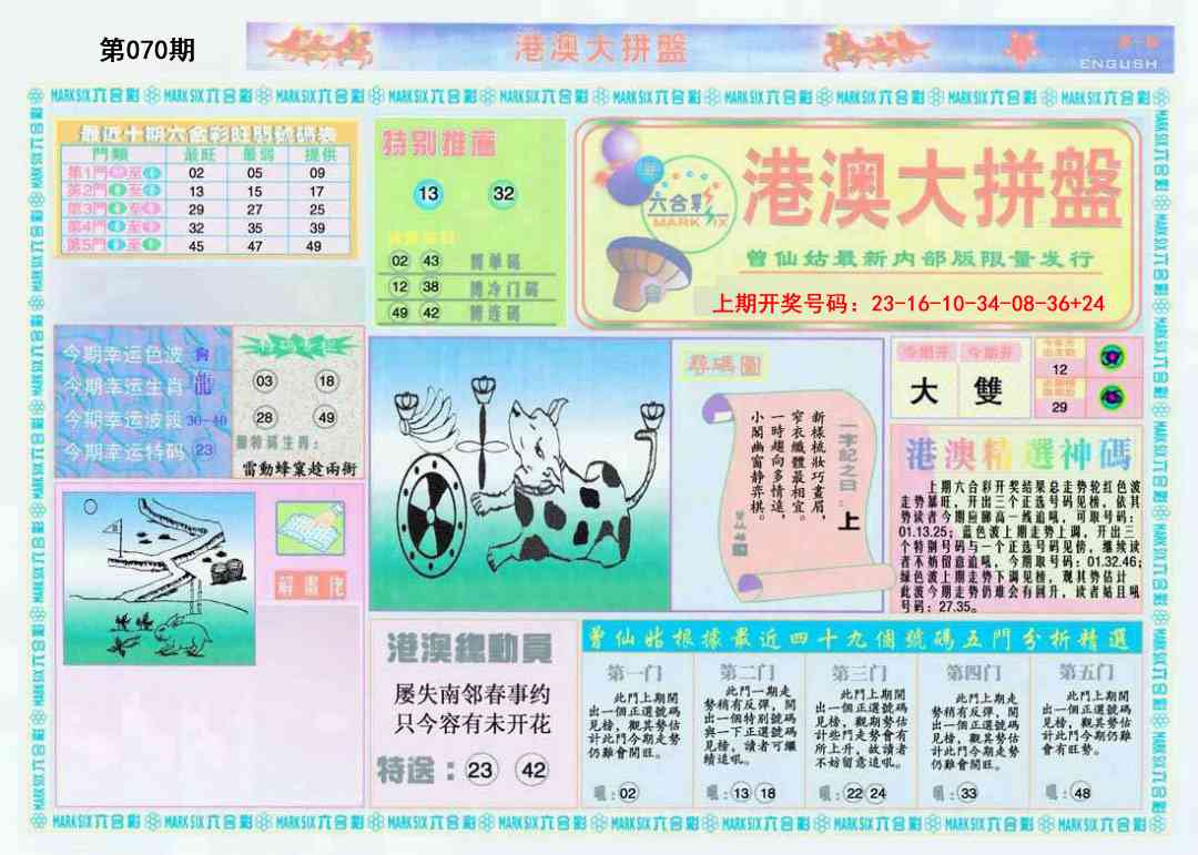 070期港澳大拼盘A[图]