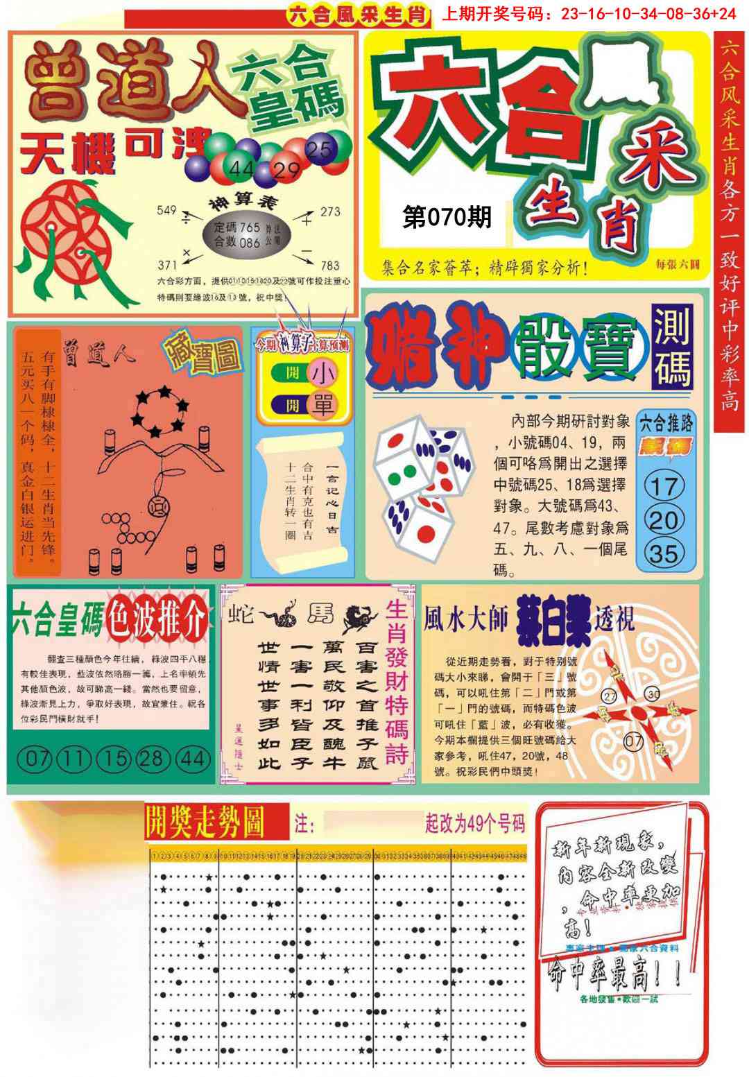 070期六合风采A[图]