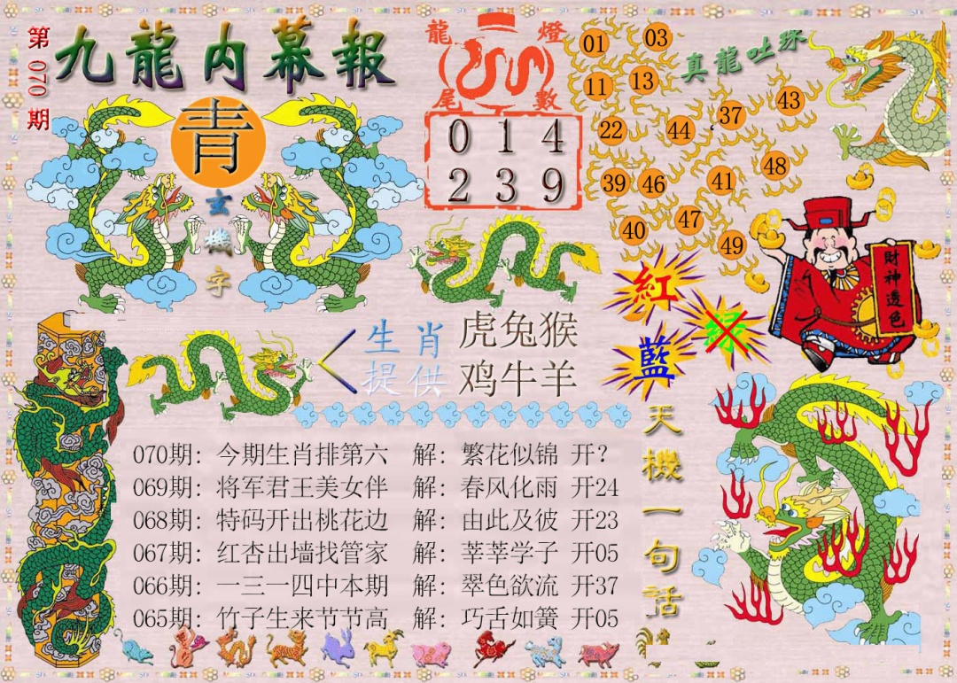 070期九龙内幕报[图]