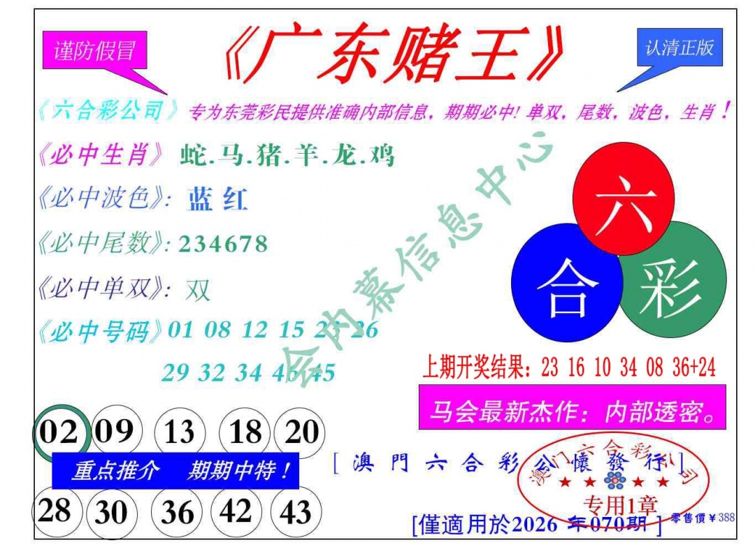 070期广东赌王[图]