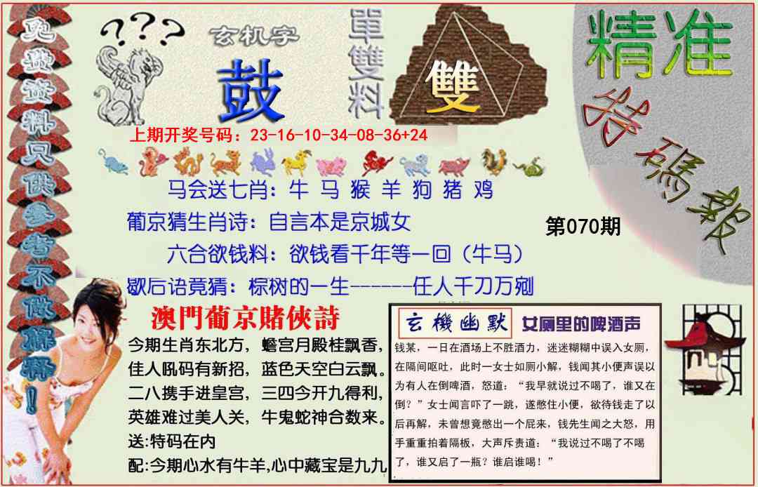 070期精准<特碼報>[图]