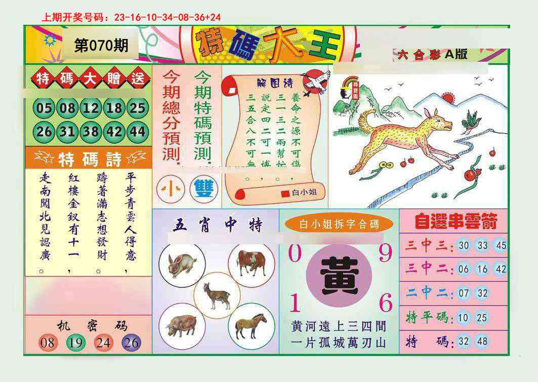 070期特码大王A[图]