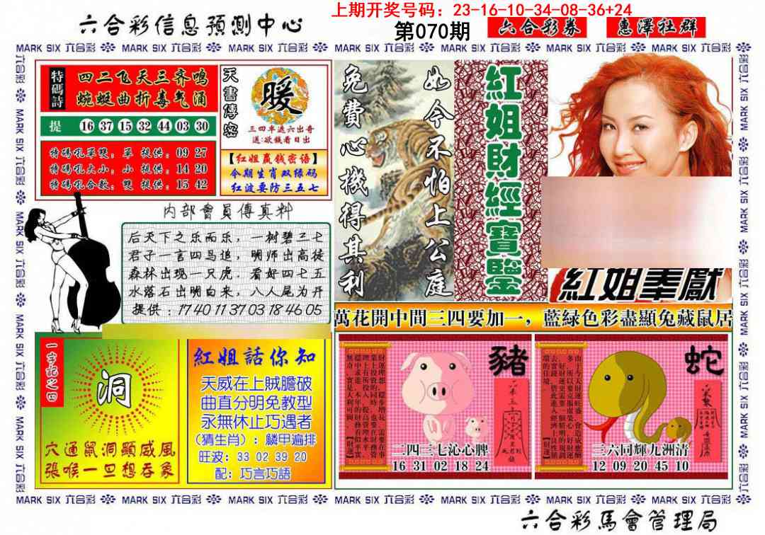 070期红姐财经宝鉴[图]