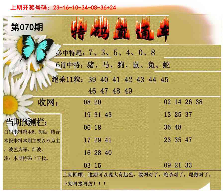 070期特码直通车[图]