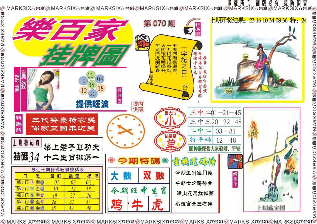 070期乐百家挂牌图[图]