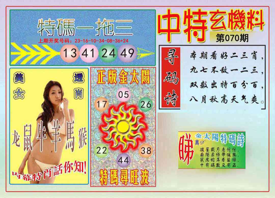 070期中特玄机料[图]
