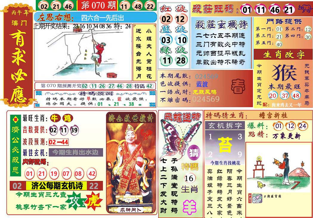 070期118有求必应[图]