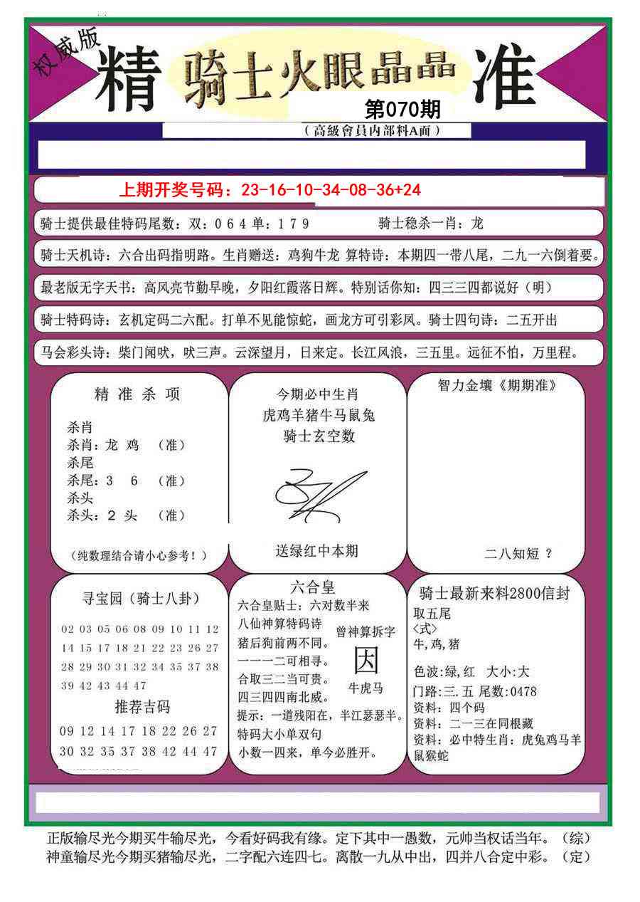 070期骑士火眼晶晶（正）[图]