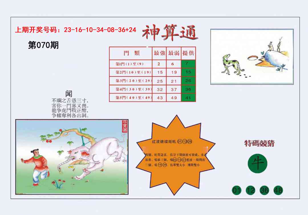 070期4-台湾神算[图]