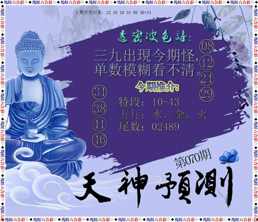 070期天神预测[图]