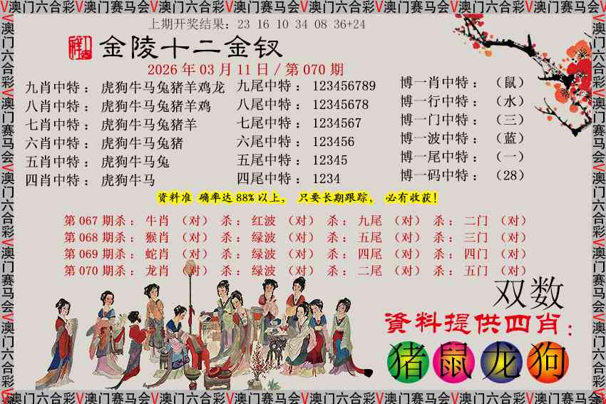 070期金陵十二金钗[图]