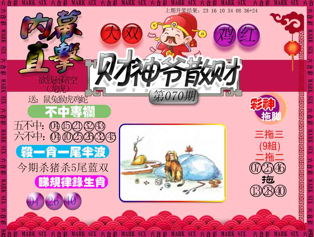 070期财神爷散财[图]