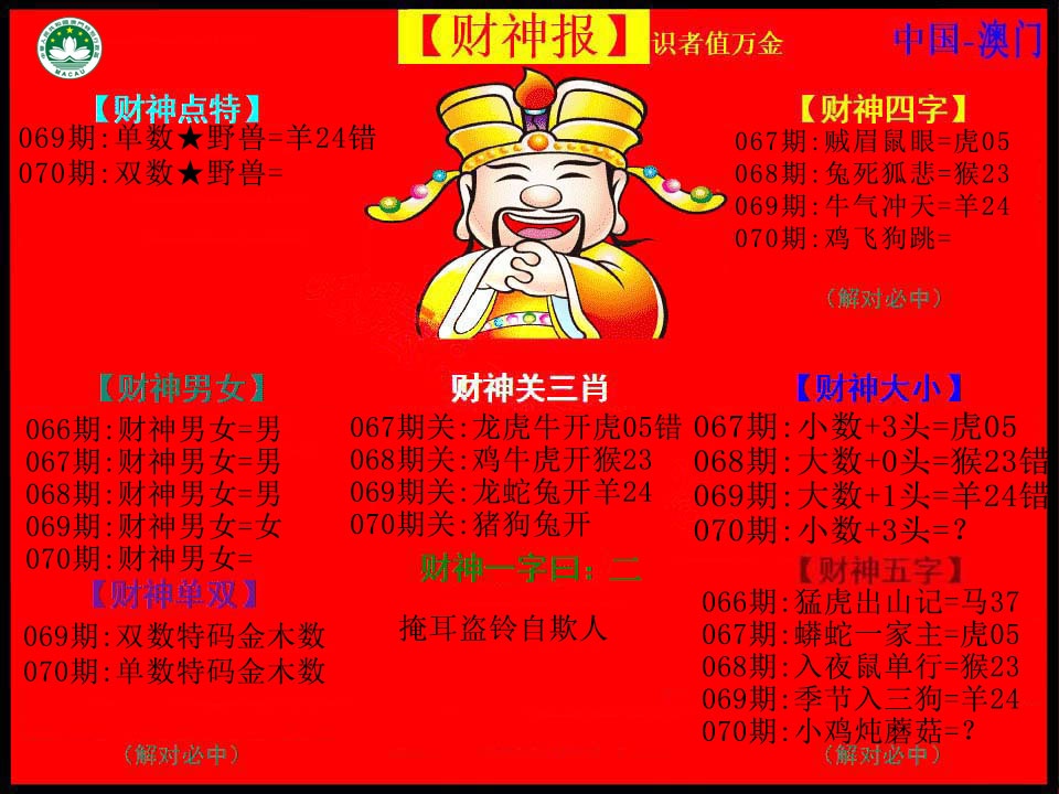 070期红财神[图]