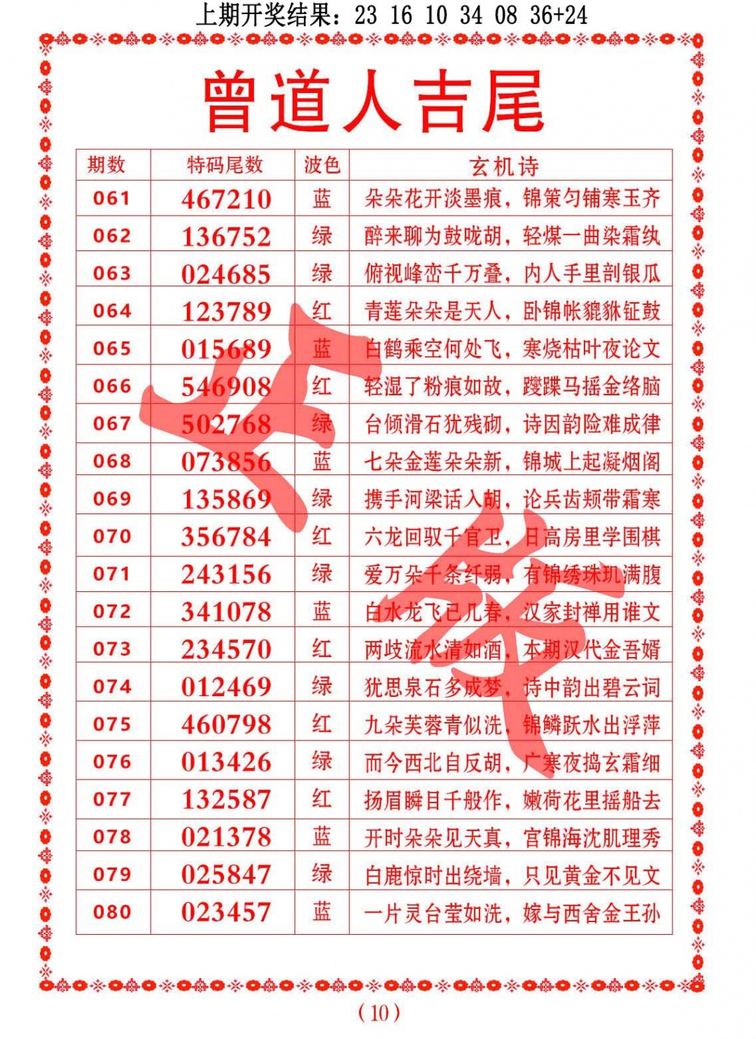 070期曾道人吉尾[图]