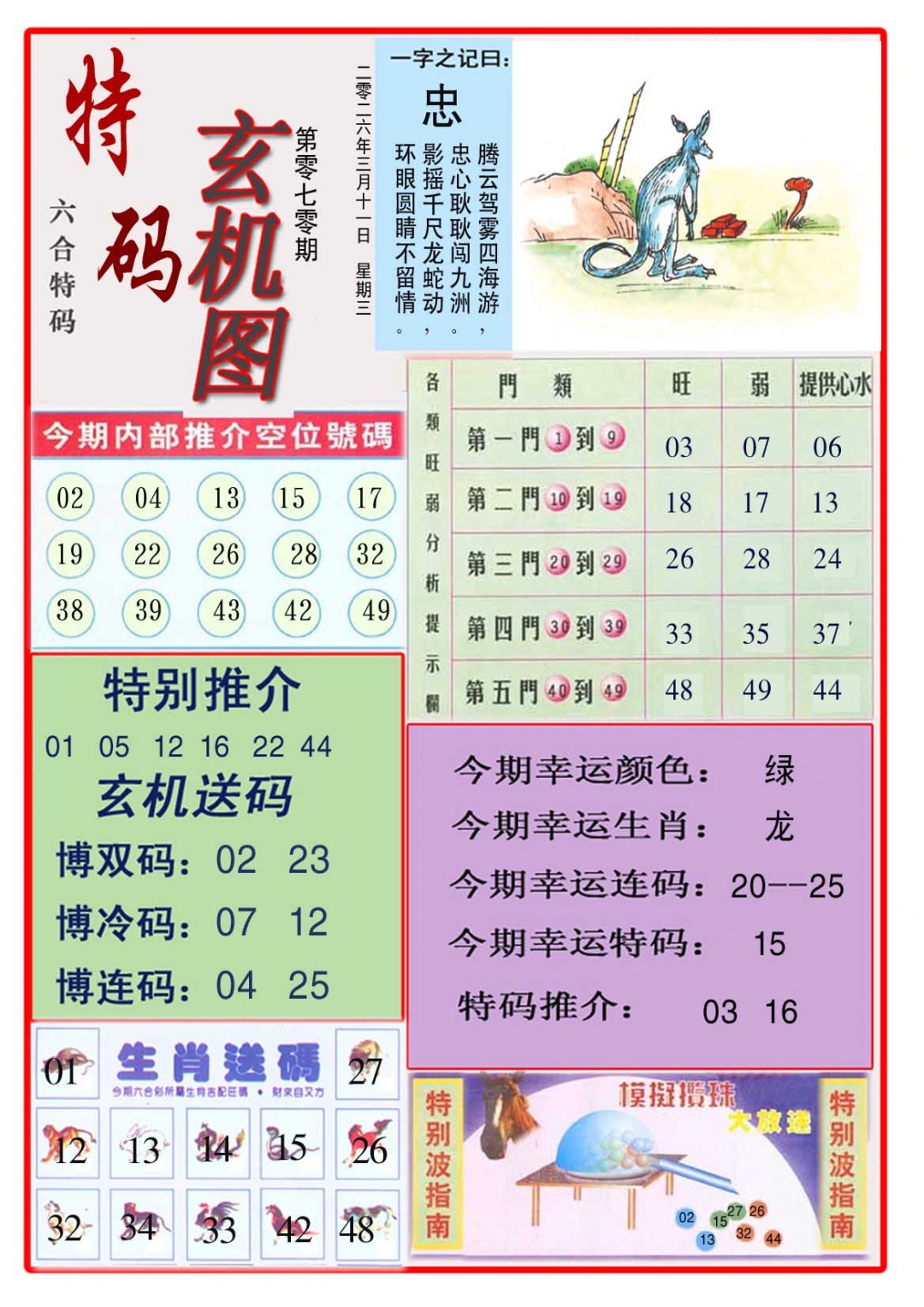 070期特码玄机图[图]