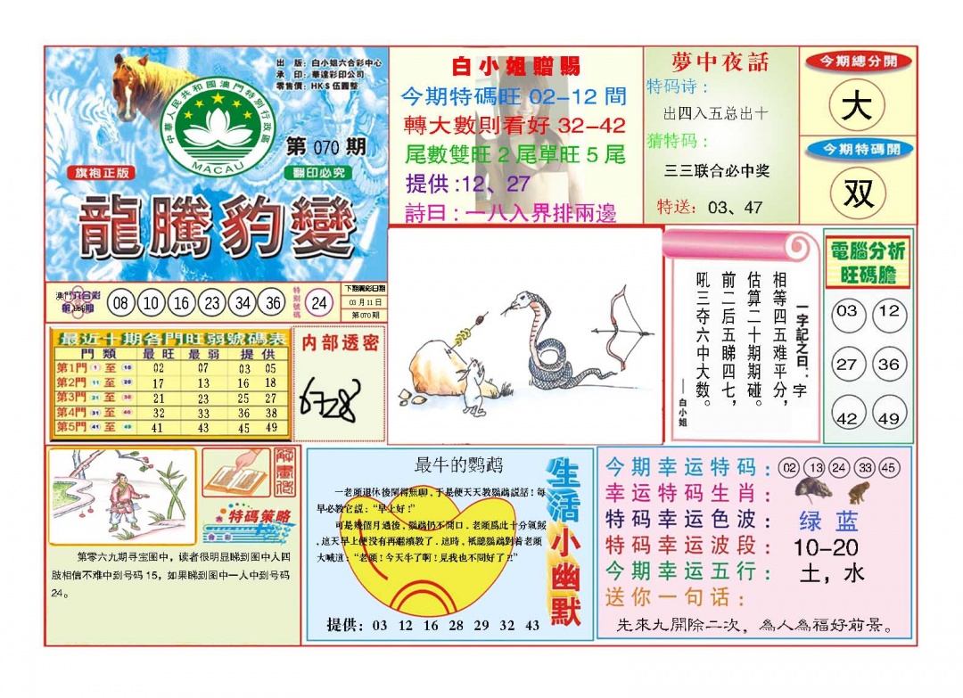 070期龙腾豹变[图]