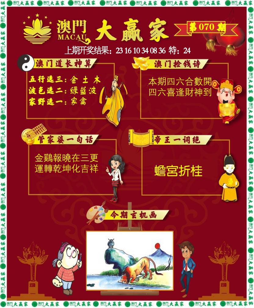 070期大赢家[图]