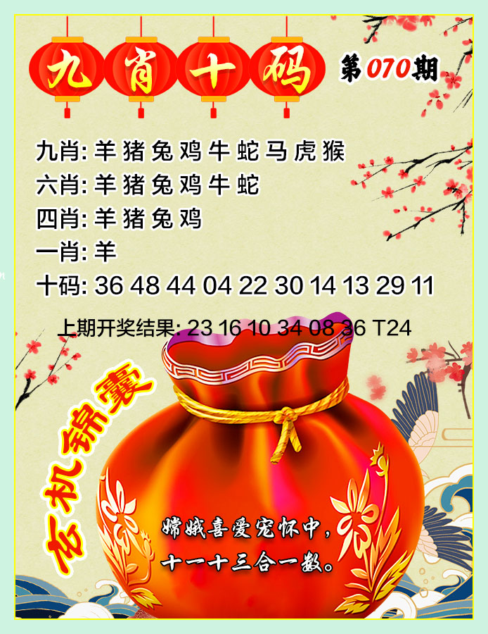070期九肖十码[图]