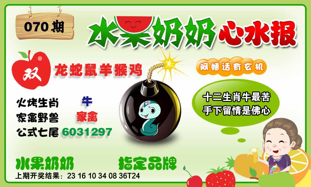 070期水果心水报[图]