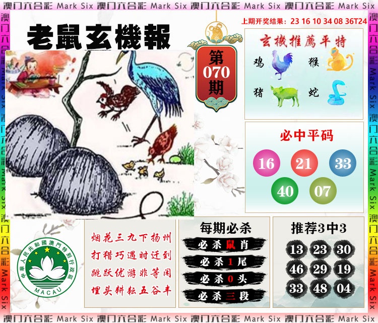 070期老鼠玄机报[图]